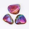 JRXFXEKW 1pc 50–60mm Natural Aura Rainbow Sardonyx Palm Stone Gift view 2