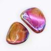 JRXFXEKW 1pc 50–60mm Natural Aura Rainbow Sardonyx Palm Stone Gift view 3