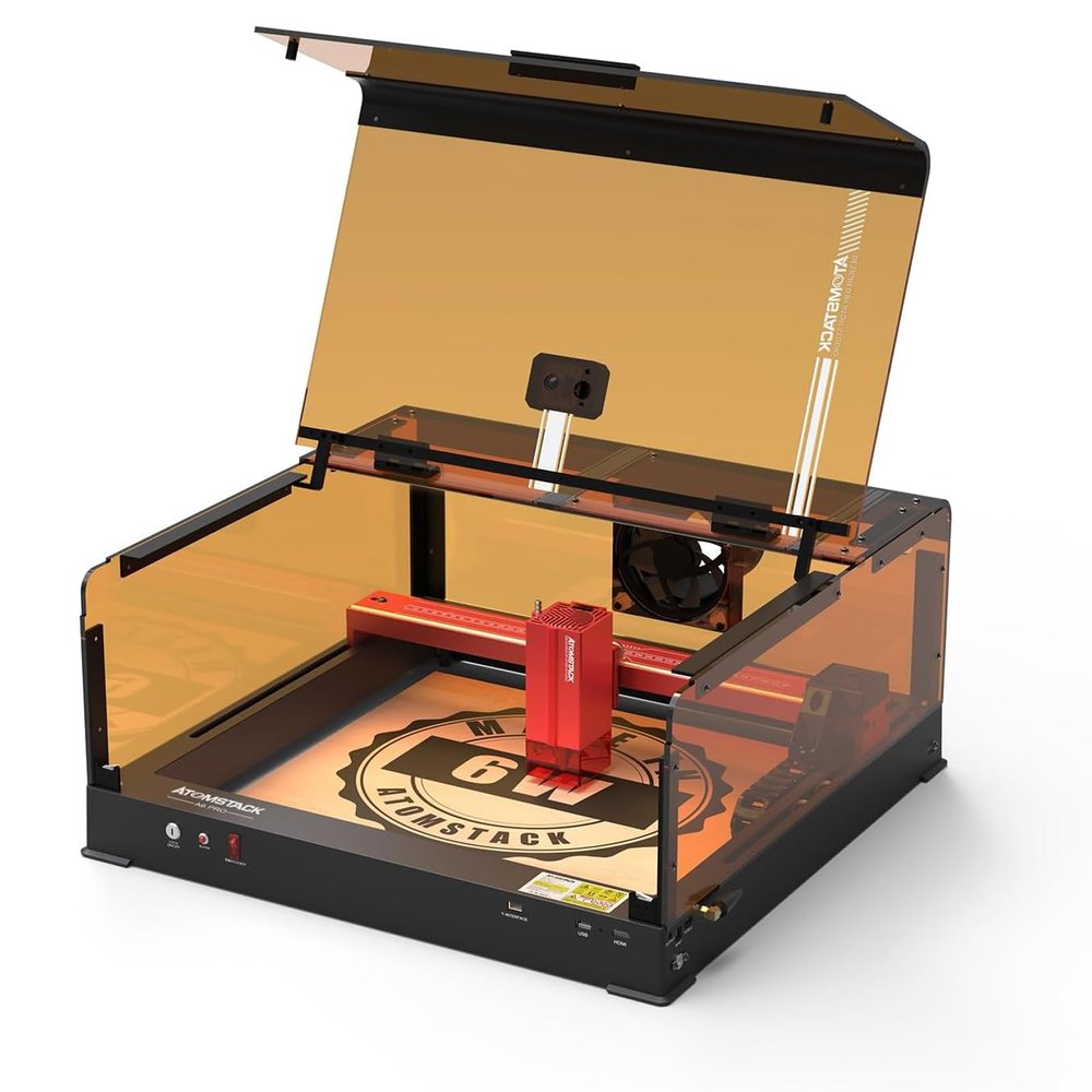 ATOMSTACK A6 Pro Ultra Laser Engraver, 6W Optical Power with B3 Protective Enclosure