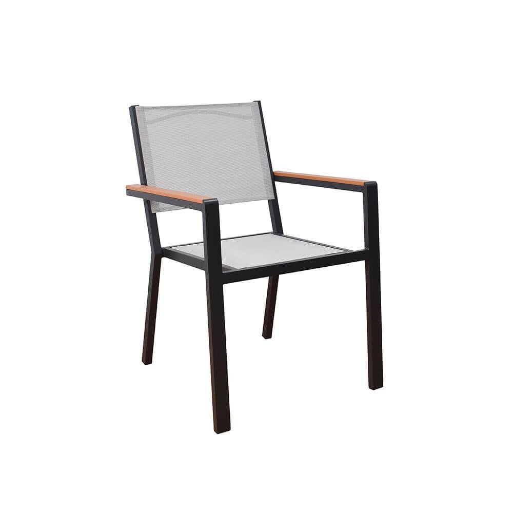 Home Deluxe SEDIA Stackable Garden Chairs – 12-Piece Set