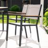 Home Deluxe SEDIA Stackable Garden Chairs – 12-Piece Set view 2