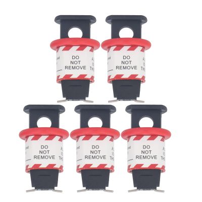 SYH&AQYE 5-Piece Miniature Circuit Breaker Lockout Set