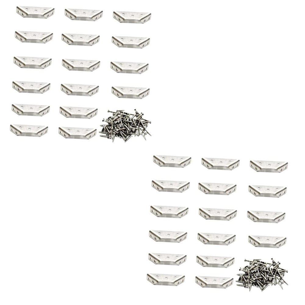 32 Sets Stainless Steel Shelf Brackets for Wall Mounting