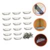 32 Sets Stainless Steel Shelf Brackets for Wall Mounting view 2