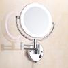 9-Inch Wall-Mounted LED Makeup Mirror with 3x Magnification view 2