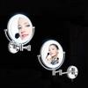 9-Inch Wall-Mounted LED Makeup Mirror with 3x Magnification view 3