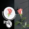 9-Inch Wall-Mounted LED Makeup Mirror with 3x Magnification view 4