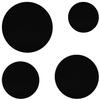 Black Felt Circles - Decorative Crafting, 3–60 cm view 2