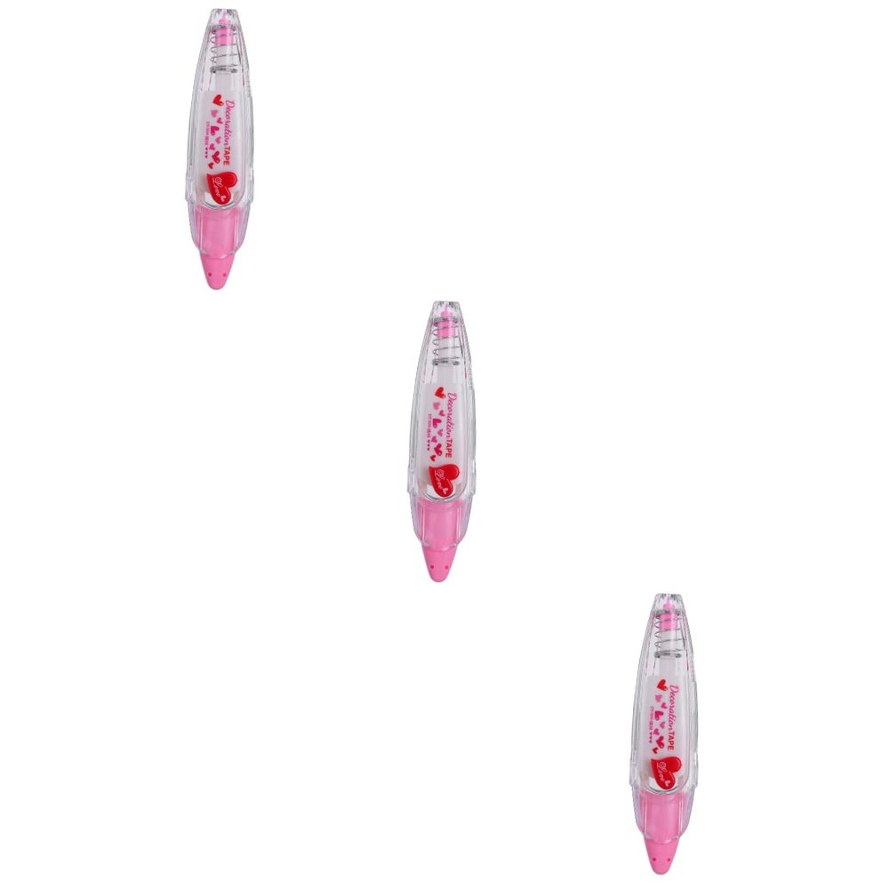 NUOBESTY 3-Piece Decorative Correction Tape Pens for Journals, Scrapbooks, Letters, and School