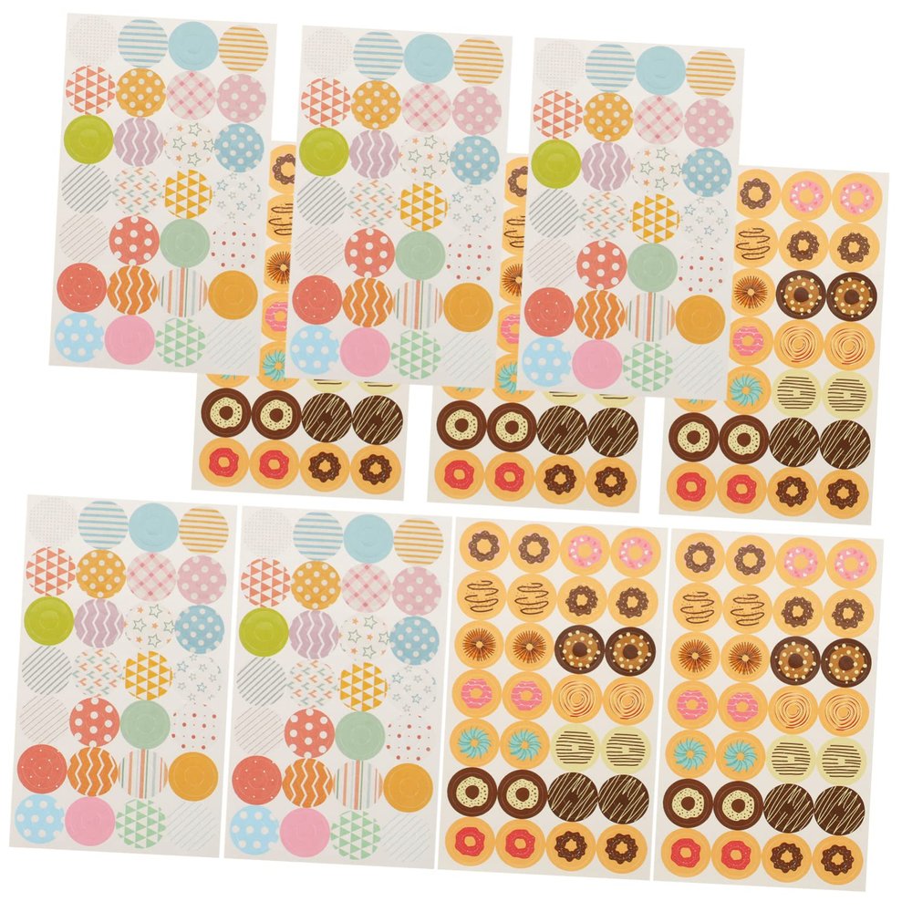 NUOBESTY Hole Reinforcement Stickers, 1,120 Pieces, for Scrapbooks