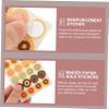NUOBESTY Hole Reinforcement Stickers, 1,120 Pieces, for Scrapbooks view 2