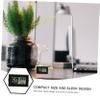 3-Pack Small Indoor Hygrometer Thermometers, Black ABS view 3
