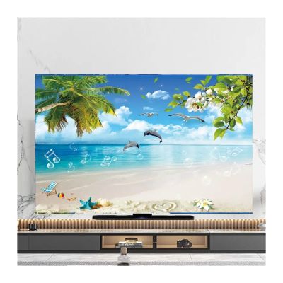 TV Protective Cover, Dust Cover, Hanging LCD Cover, Multiple Sizes, Universal Decoration for Flat-Screen TVs (Color: 0)