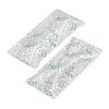 Gray and Blue Leaf Workout Headbands for Women and Men view 2