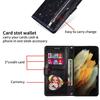 Beajew Wallet Case for Samsung Galaxy S24 Plus, Black view 2