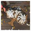 Wedding Tree Card Box with Guest Book Sign, Tree Set, 60 Small Hearts view 1