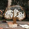 Wedding Tree Card Box with Guest Book Sign, Tree Set, 60 Small Hearts view 4
