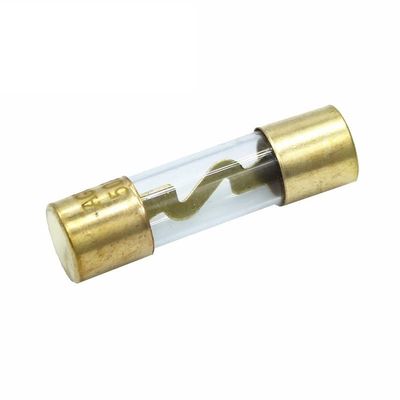 WFNKJTGO 100-Piece 10 x 38 mm Gold-Plated Glass AGU Fuse Pack for Car Audio Amplifiers, 15 A, 20 A, 25 A, 30 A, 40 A, 50 A, 60 A, 70 A, 80 A, 100 A (70 A)