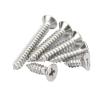 Single-Thread Multipurpose Wood Screws, 304 Stainless Steel, M3–M8, Marine Grade, Phillips Flat Countersunk Self-Tapping Screws view 1
