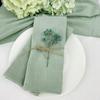 BZSDDY 2/4/6/12-Piece 40 x 40 cm White Cotton-Linen Napkins view 2