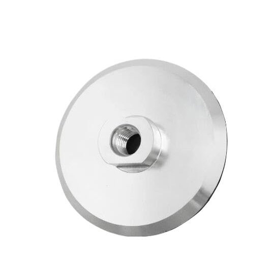 1pc Thickened Aluminum Backing Pad for Angle Grinder/Sander, Polishing Pad, 3/4" M14 M10 M16 5/8-11, Polishing Machine Holder (Color: 4" M16, 8mm Thick)