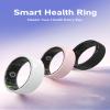 Smart Health Ring Fitness Tracker, Waterproof Activity Tracker with Body Temperature, Sleep Monitoring, Step Tracking, Smart Ring for Women and (19 mm/0.75 in) view 2