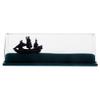 PRETYZOOM Pirate Ship in a Bottle with Liquid Drift, Rocking Acrylic Desk Decor, Birthday Gift for Bedroom or Nightstand view 1