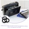 3-Pack Rubber Cassette Deck Belts, Black, 10 mm view 2