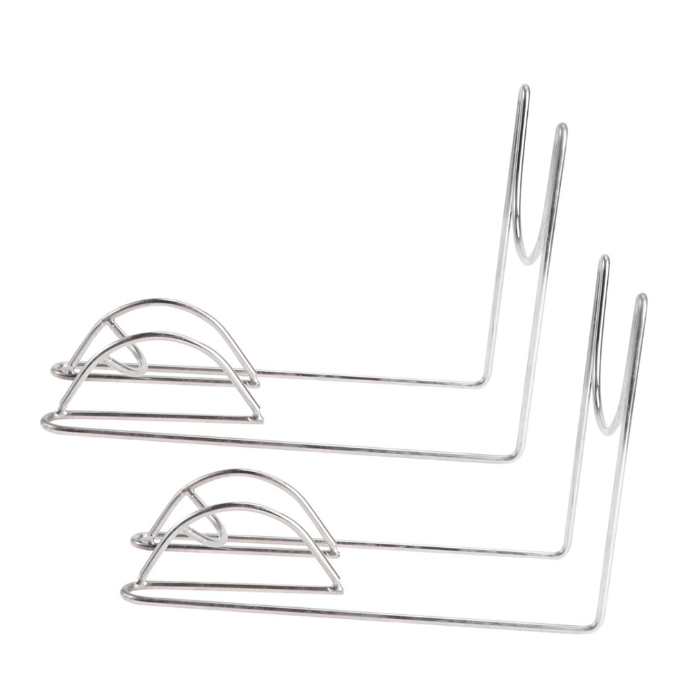 OKUMEYR Silver Stainless Steel Boot Stand, Wall-Mounted Shoe Rack for Store Display