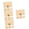 NUOBESTY 24-Piece Vintage Kraft Paper Envelopes with Wax Seals and Linen Texture for Weddings and Parties view 1