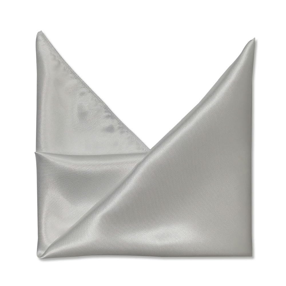 THAYLA 42 x 42 cm Navy Blue Satin Cloth Napkins, 10/20/30 Pieces