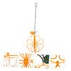 Sosoport Outdoor Bird Waterers with Hanging Function for the Garden, Daily Water Dispenser for Birds, Wear-Resistant Bird Feeders for Outdoors, Easy-to-Clean Bird Feeder Tray view 2