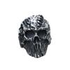 LAYCHEN Gothic Punk Satanic Devil Skull Steampunk Men's Biker Ring view 1