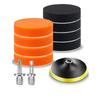 NEFLUM 5-Inch Polishing Pad Set, 11-Piece, with Hex and Round Shanks for Electric Polishers, Drills and Impact Drivers view 1