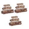 Toddmomy 9-Piece Mini Resin Tree Stump Models, Artificial Tree Trunks for Fairy Gardens, Dollhouses, and Micro Landscapes view 1