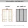 Magnetic Fly Screen Door, 175 x 180 cm, Black view 3