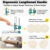 Manual Pizza Dough Press, Stainless Steel, Adjustable Thickness, 18 cm view 4