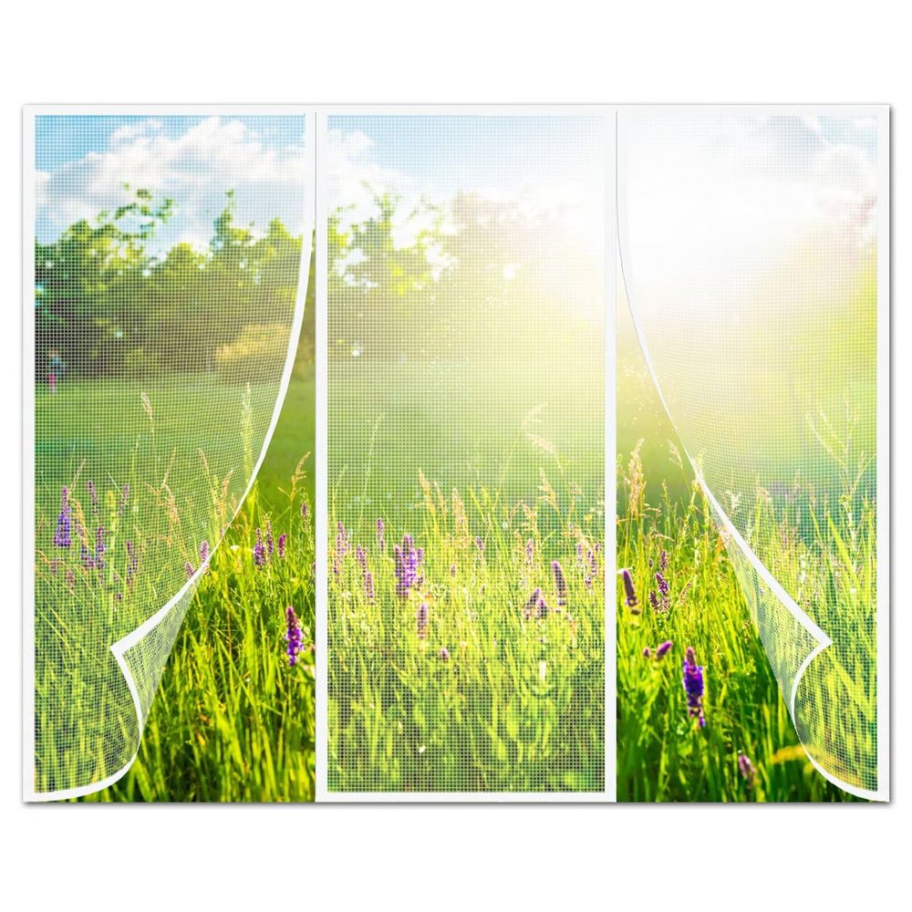 Magnetic Insect Screen Door, 270 x 215 cm, White