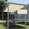 IBOWZ Retractable Clamp-On Awning, Wave Sun Shade with Sliding Wires, 90% UV Resistance view 3