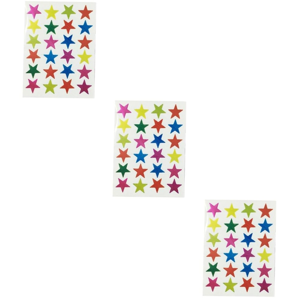 STOBOK 300-Piece Self-Adhesive Gold Star Stickers for Boys, Girls, Teachers, and Students, Reward Stickers for School, Crafts, and More