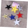 Operitacx 20-Piece Small Five-Pointed Star Patches, Yellow Embroidered Appliqués for Clothing, T-Shirts, Jeans, Skirts and More view 2