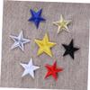 Operitacx 20-Piece Small Five-Pointed Star Patches, Yellow Embroidered Appliqués for Clothing, T-Shirts, Jeans, Skirts and More view 4