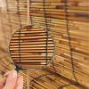 Weatherproof Bamboo Roller Blind for Balcony, Indoor/Outdoor, No Drilling view 2