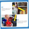 TEHAUX 5-Piece Plastic Paint Mixing Spatula Set, Ergonomic Design, Random Colors view 4