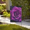 Garden Flag with Blooming Rose, Printed, 28 x 40 in, Double-Sided Outdoor Garden Flag view 4