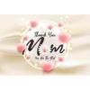 SDOTPMT 3x2m Mother's Day Pink Heart and White Daisy Photography Backdrop view 1
