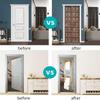 Self-Adhesive 3D Snow Mountain Door Wallpaper, 95 x 215 cm view 4