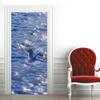 3D Blue Seagull Door Decal, 90 x 210 cm, Self-Adhesive PVC view 2