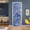 3D Blue Seagull Door Decal, 90 x 210 cm, Self-Adhesive PVC view 3