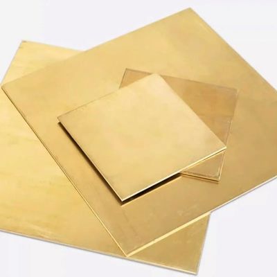 H62 Brass Sheet, 2 mm Thick, 2 × 200 × 30 mm